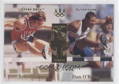1996 Upper Deck Olympicard - [Base] #124 - Passing the Torch - Bruce Jenner, Dan O'Brien