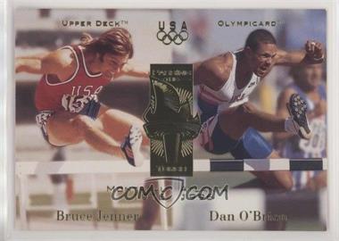 1996 Upper Deck Olympicard - [Base] #124 - Passing the Torch - Bruce Jenner, Dan O'Brien