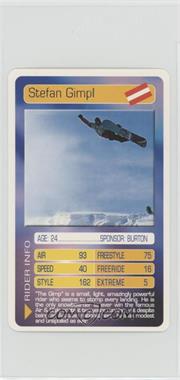 2003 Top Trumps Limited Edition Snowboarders - [Base] #_STGI - Stefan Gimpl