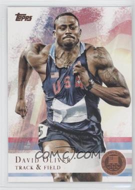 2012 Topps U.S. Olympic Team and Olympic Hopefuls - [Base] - Bronze #21 - David Oliver