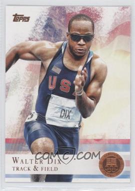 2012 Topps U.S. Olympic Team and Olympic Hopefuls - [Base] - Bronze #4 - Walter Dix