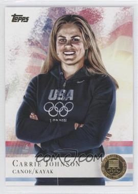 2012 Topps U.S. Olympic Team and Olympic Hopefuls - [Base] - Gold #74 - Carrie Johnson