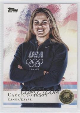 2012 Topps U.S. Olympic Team and Olympic Hopefuls - [Base] - Gold #74 - Carrie Johnson