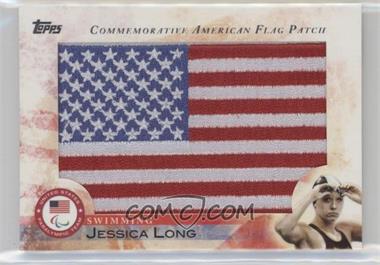 2012 Topps U.S. Olympic Team and Olympic Hopefuls - Commemorative American Flag Patch #FLP-JL - Jessica Long