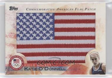 2012 Topps U.S. Olympic Team and Olympic Hopefuls - Commemorative American Flag Patch #FLP-KOD - Katie O'Donnell