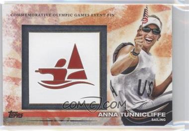 2012 Topps U.S. Olympic Team and Olympic Hopefuls - Commemorative Olympic Games Event Pin #ELP-AT - Anna Tunnicliffe