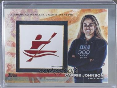 2012 Topps U.S. Olympic Team and Olympic Hopefuls - Commemorative Olympic Games Event Pin #ELP-CJO - Carrie Johnson