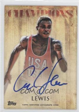 2012 Topps U.S. Olympic Team and Olympic Hopefuls - Olympic Champions Autographs #OCA-CL - Carl Lewis