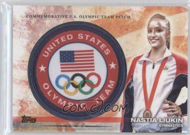 2012 Topps U.S. Olympic Team and Olympic Hopefuls - Olympic Team Manufactured Patch #ULP-NL - Nastia Liukin