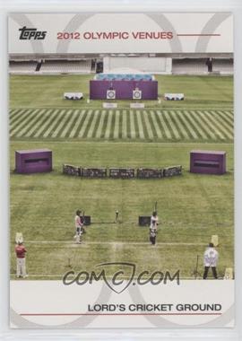 2012 Topps U.S. Olympic Team and Olympic Hopefuls - Olympic Venues #SOV-15 - Lord's Cricket Ground