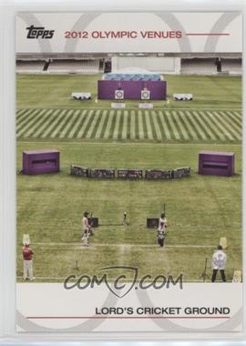 2012 Topps U.S. Olympic Team and Olympic Hopefuls - Olympic Venues #SOV-15 - Lord's Cricket Ground