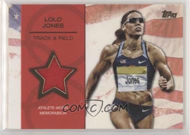 2012 Topps U.S. Olympic Team and Olympic Hopefuls - U.S. Olympic Team Relic - Gold #OR-LJ - Lolo Jones /25
