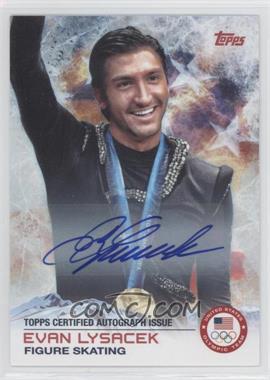 2014 Topps U.S. Olympic & Paralympic Team and Hopefuls - [Base] - Autographs #57 - Evan Lysacek