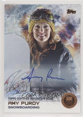 2014 Topps U.S. Olympic & Paralympic Team and Hopefuls - [Base] - Bronze Autographs #69 - Amy Purdy /50
