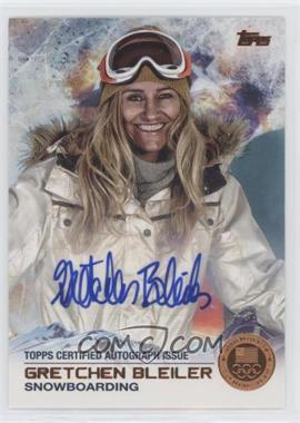2014 Topps U.S. Olympic & Paralympic Team and Hopefuls - [Base] - Bronze Autographs #7 - Gretchen Bleiler /50
