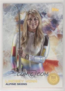 2014 Topps U.S. Olympic & Paralympic Team and Hopefuls - [Base] - Gold Rainbow #88 - Lindsey Vonn