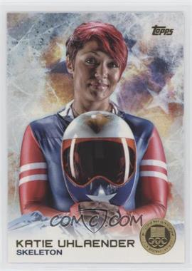 2014 Topps U.S. Olympic & Paralympic Team and Hopefuls - [Base] - Gold #84 - Katie Uhlaender