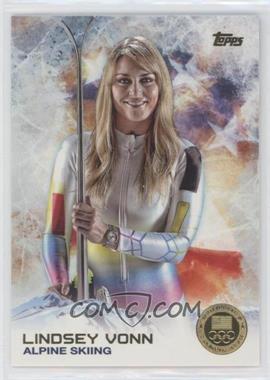 2014 Topps U.S. Olympic & Paralympic Team and Hopefuls - [Base] - Gold #88 - Lindsey Vonn