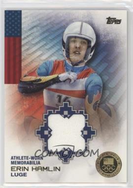 2014 Topps U.S. Olympic & Paralympic Team and Hopefuls - Olympic Relics - Gold #OR-EH - Erin Hamlin /25