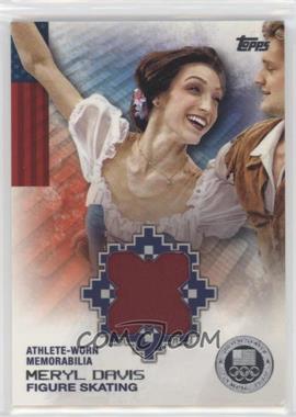 2014 Topps U.S. Olympic & Paralympic Team and Hopefuls - Olympic Relics - Silver #OR-MD - Meryl Davis /50