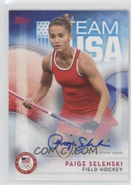 2016 Topps U.S. Olympic & Paralympic Team and Hopefuls - [Base] - Autographs #7 - Paige Selenski