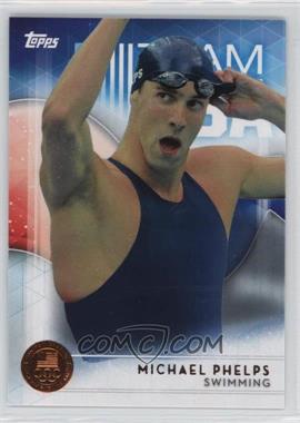 2016 Topps U.S. Olympic & Paralympic Team and Hopefuls - [Base] - Bronze #1 - Michael Phelps