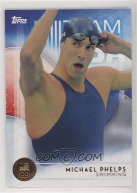 2016 Topps U.S. Olympic & Paralympic Team and Hopefuls - [Base] - Bronze #1 - Michael Phelps