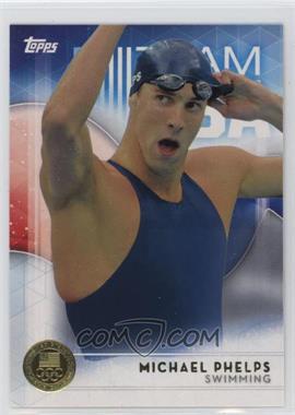 2016 Topps U.S. Olympic & Paralympic Team and Hopefuls - [Base] - Gold #1 - Michael Phelps