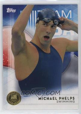 2016 Topps U.S. Olympic & Paralympic Team and Hopefuls - [Base] - Gold #1 - Michael Phelps