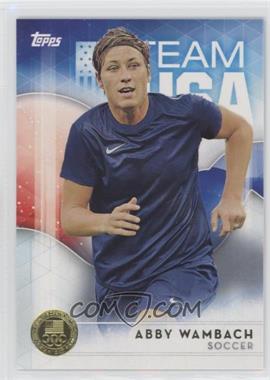 2016 Topps U.S. Olympic & Paralympic Team and Hopefuls - [Base] - Gold #40 - Abby Wambach