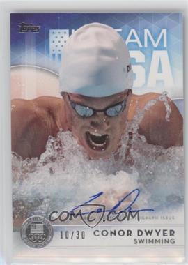 2016 Topps U.S. Olympic & Paralympic Team and Hopefuls - [Base] - Silver Autographs #24 - Conor Dwyer /30