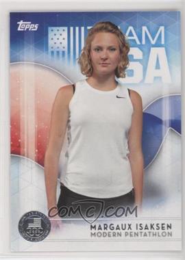 2016 Topps U.S. Olympic & Paralympic Team and Hopefuls - [Base] - Silver #53 - Margaux Isaksen
