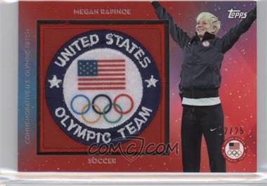 2016 Topps U.S. Olympic & Paralympic Team and Hopefuls - U.S. Olympic Team Patches Commemorative Patches - Red #USAP-MR - Megan Rapinoe /25