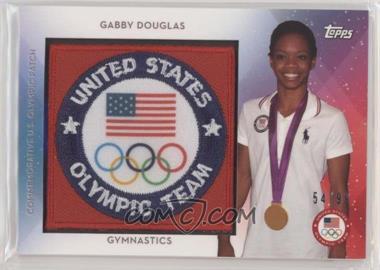 2016 Topps U.S. Olympic & Paralympic Team and Hopefuls - U.S. Olympic Team Patches Commemorative Patches #USAP-GD - Gabby Douglas /99