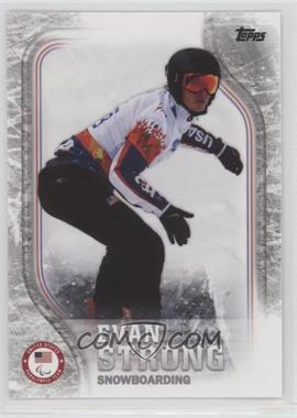 2018 Topps U.S. Olympic & Paralympic Team and Hopefuls - [Base] - Bronze #USA-29 - Evan Strong