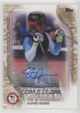 2018 Topps U.S. Olympic & Paralympic Team and Hopefuls - [Base] - Gold Autographs #US-5 - Steven Nyman /25