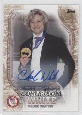 2018 Topps U.S. Olympic & Paralympic Team and Hopefuls - [Base] - Gold Autographs #USA-40 - Charlie White /25
