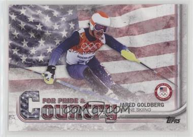 2018 Topps U.S. Olympic & Paralympic Team and Hopefuls - For Pride and Country #PAC-JG - Jared Goldberg