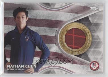 2018 Topps U.S. Olympic & Paralympic Team and Hopefuls - Team USA Memorabilia - Silver #TMC-NC - Nathan Chen /99