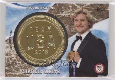 2018 Topps U.S. Olympic & Paralympic Team and Hopefuls - USOC Insignia Commemorative Relics - Gold Medal Medallion #ICR-CW - Charlie White /25