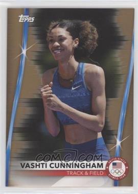 2021 Topps U.S. Olympic & Paralympic Team and Hopefuls - [Base] - Gold #10 - Vashti Cunningham /99