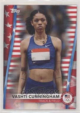 2021 Topps U.S. Olympic & Paralympic Team and Hopefuls - [Base] - US Flag #60 - Vashti Cunningham /299