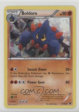 1997-Current Pokémon - Miscellaneous Promos & Energies #51 - Boldore (Cracked Ice)