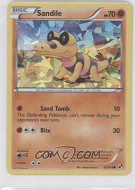 1997-Current Pokémon - Miscellaneous Promos & Energies #63 - Sandile (Cracked Ice)