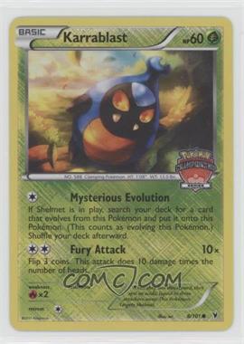 1997-Current Pokémon - Miscellaneous Promos & Energies #8 - Karrablast (Series Championship)