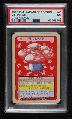 1997 Topsun Japanese Pokemon - Green Back #045 - Vileplume [PSA 7 NM]