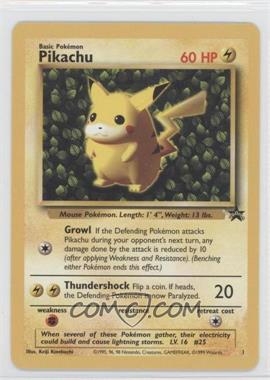 1999-2003 Pokemon Wizards of the Coast - Exclusive Black Star Promos #1.1 - Pikachu