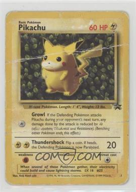 1999-2003 Pokemon Wizards of the Coast - Exclusive Black Star Promos #1.1 - Pikachu [Poor to Fair]