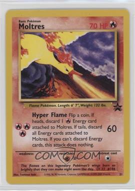 1999-2003 Pokemon Wizards of the Coast - Exclusive Black Star Promos #21 - Moltres