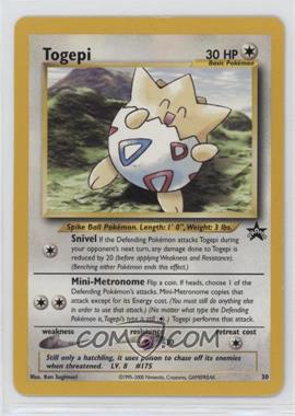 1999-2003 Pokemon Wizards of the Coast - Exclusive Black Star Promos #30 - Togepi